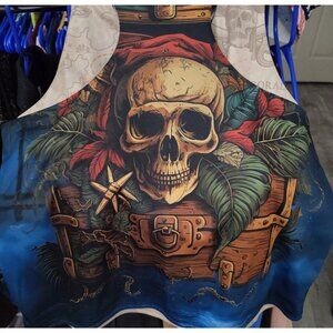 Premium Sportswear Pirate-Themed Reversible Tank S